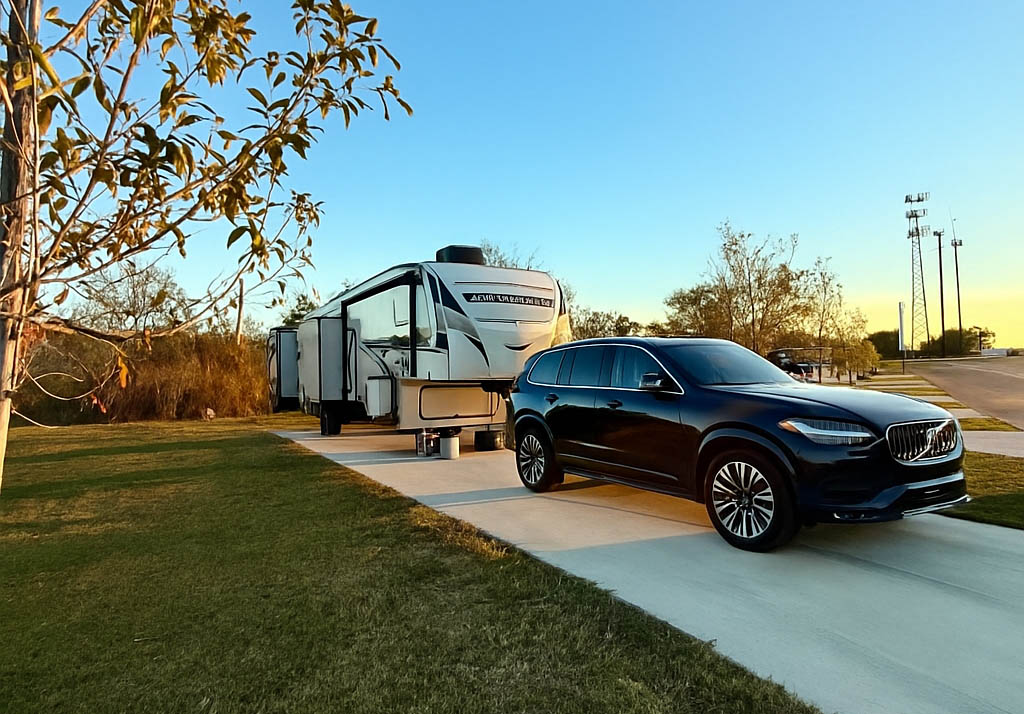 rv site at Hope Hull RV Park near Montgomery AL